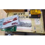 Assorted models comprising Corgi 1:50 scale Heavy Haulage Scammell, two other Corgi models and a