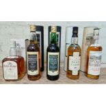 5 bottles of assorted scotch whisky to include House of Lords blended 8, Highland single malt 10,