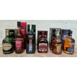 6 bottles of assorted scotch whisky to include Lismore blended 12, Highland Baron single malt,