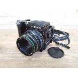 A Zenza Bronica ETR SI medium format SLR camera, serial no. 7302608, with Zenzanon EII 1:2.8 f=