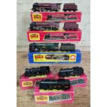 Six Hornby Dublo 00 gauge locomotives to include 1 x 3235 4-6-2 "Dorchester" 2-rail no.34042 with