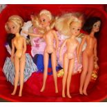 A large collection of vintage Pedigree Sindy furniture, dolls, clothes and accessories including