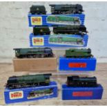 Six Hornby Dublo 00 gauge locomotives to include 4 x EDL12 "Duchess of Montrose" 3-rail no.46232 (