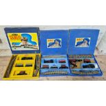 Three Hornby Dublo 3-rail boxed train sets to include EDP16 & 2 x EDP17.