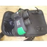 A pair of ESGLNB marine binoculars with case.