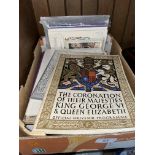 A box of Royal memorabilia / ephemera.