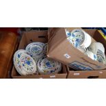 3 boxes of Masons ware.