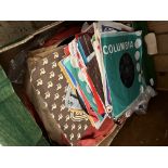 A collection of 78s and 45s records including motown.