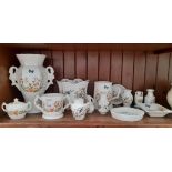 Aynsley china - 14 pieces in ‘Cottage Garden’ and ‘Pembroke’ designs