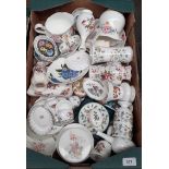 40 china items by Minton, Spode, Royal Albert etc.