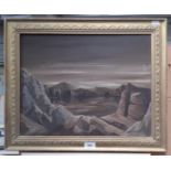 John (Jack) Skellern (British, 20th century), 'Quarry', oil on canvas, 44cm x 34cm, signed to
