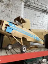 A large remote controlled bi plane (as found)