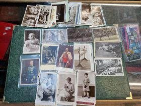 A bundle of vintage royal postcards