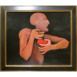 Robert Lenkiewicz (1941-2002), I Shall Always Have Her Heart, acrylic on board, 74cm x 62cm,