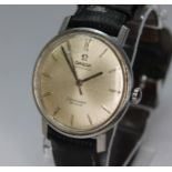 An Omega Seamaster De Ville stainless steel automatic wristwatch, circa 1960s, case diam. 35mm,