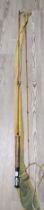 A Hardy's Palakona "The Perfection" 9ft cane rod, serial number H64480 together with a boxed