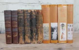 Assorted game shooting and fishing titles comprising six Badminton Library editions and four