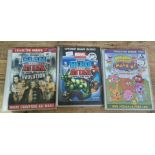 Three full sets of Topps collectors cards: Slam Attax, Moshi Monsters and Marvel Hero Attax.