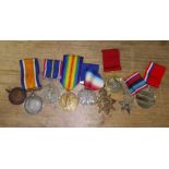 Three WW1 medals to include a Star medal awarded to 12822 PTE. C. Cannall, Liverpool, The Great