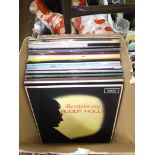 A box of approx. 30 LPs, circa 1960s and later including Buddy Holly, Bo Diddley etc.