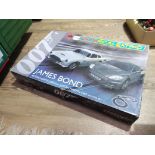 A James Bond 007 Scalextric set with Aston Martins.