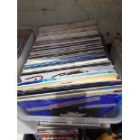 A box of approx. 80 LPs, various genre.