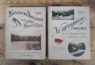 Norwegian Anglings, seasons 1903 and 1913, edited by James Dowell, J.A. Lumley, Newton & Dowell,