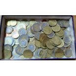 A tray of approx. 66 euros in assorted coins.
