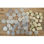 A tray of assorted collectable £1 & 50p coins