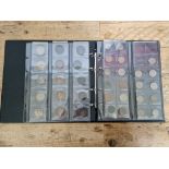 An album of assorted GB coins.