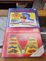 Two collector's books; Meccano Dinky toys and Hornby Dublo Trains.