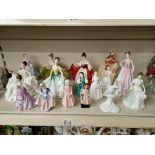 16 Royal Doulton figures