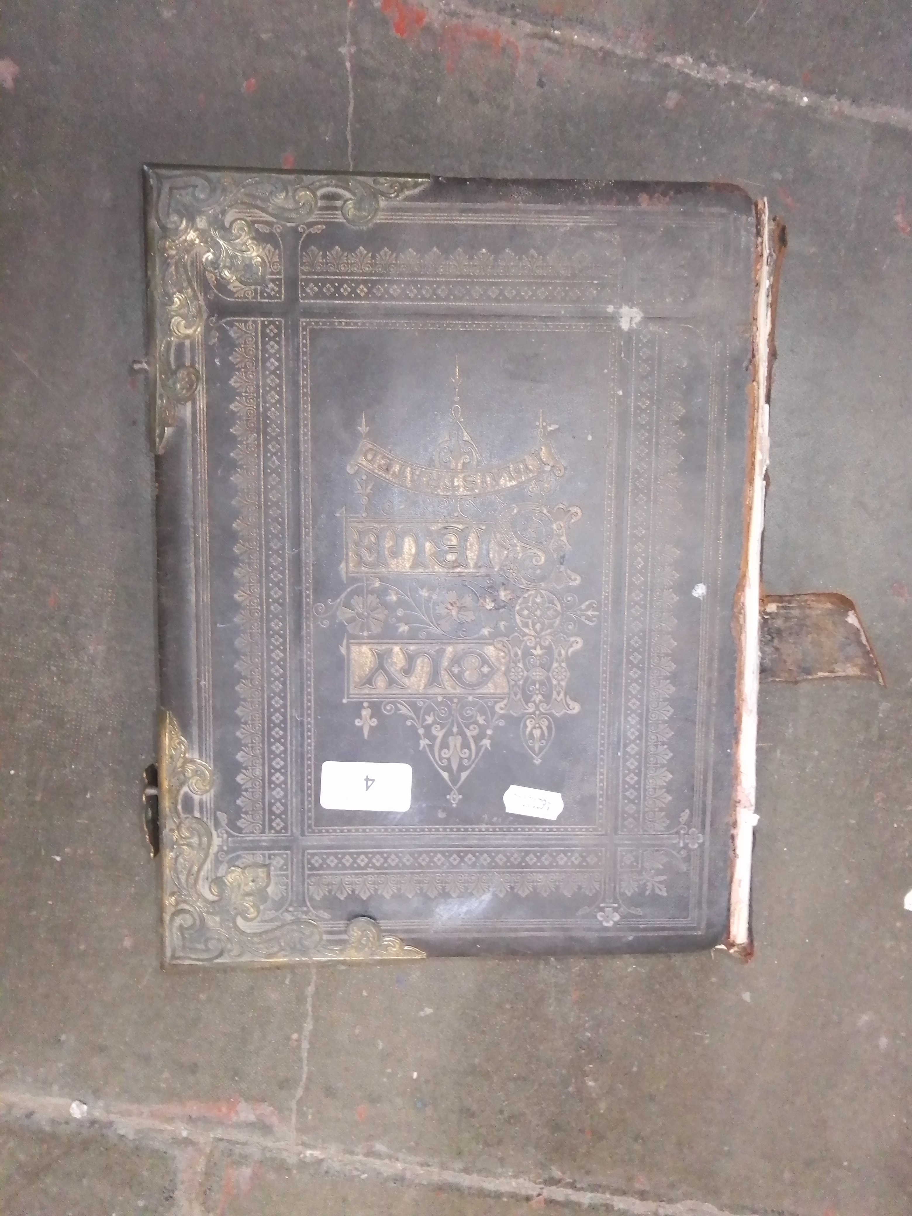 A 19th century family bible.