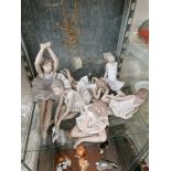 Six Nao ballerina figures