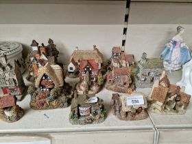 Various Lilliput Lane cottages.