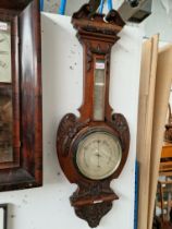 A mahogany cased barometer by Chadburn's, Liverpool.