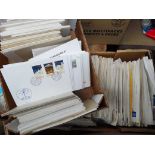 2 boxes of first day covers