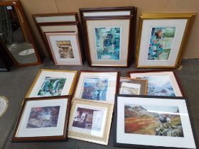 A quantity of colour prints, various artists including Robert Tonnet, Judy Boyes, Pat Cleary,