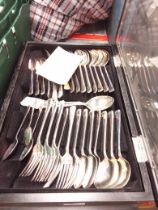 A canteen of silver plated cutlery by Viners.