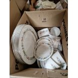 Box of Royal Doulton pastoral china