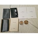 Concorde memorabilia inc. plated candlesticks, wallets etc.