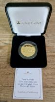 A Jubilee Mint 'DAM BUSTERS 75TH ANNIVERSARY SOLID 22-CARAT GOLD PROOF £2 COIN', Elizabeth II, 2018,