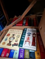 Two boxes of Miller's Antiques Price Guide Books