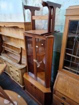 A G-Plan teak corner unit and nest of two tables.