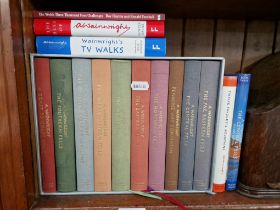 A. Wainwright books 'The Complete Pictorial Guides' boxed set, together with a few others.