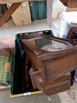 2 wall clocks and a barometer