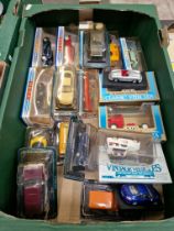 Model vehicles - 8 boxed ‘Dinky’ models with others by ERTL etc. (21 items)
