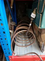 A copper still coil.