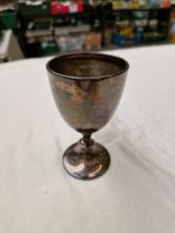 Small silver cup