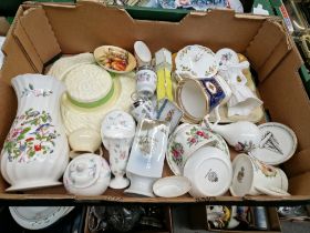 Assorted ceramics including Coalport, Royal Worcester, Royal Albert, Wedgwood etc. (25 items)